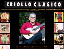 Tablet Screenshot of criolloclasico.com
